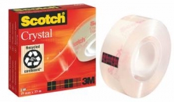 Taśma klejąca w pudełku przezroczysta SCOTCH MAGIC, 19 mm X 33 m CRYSTAL CLEAR - X04280