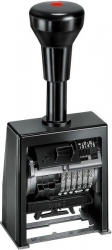 Numerator REINER 8-cyfrowy plastikowy, czarny - X05132