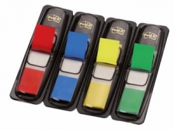 Zakładki POST-IT wąskie 12 X 43 mm 4 kolory po 35 szt. - X04444