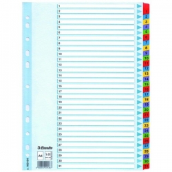 Przekładki ESSELTE MYLAR A4 alfabetyczne A - Z - X02726