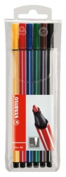 Flamaster STABILO PEN 68 MIX 6 kol. w op. - X06692