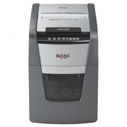 NISZCZARKA REXEL OPTIMUM AUTOFEED+ 100X, (P-4), 100 KARTEK, 34 L KOSZ